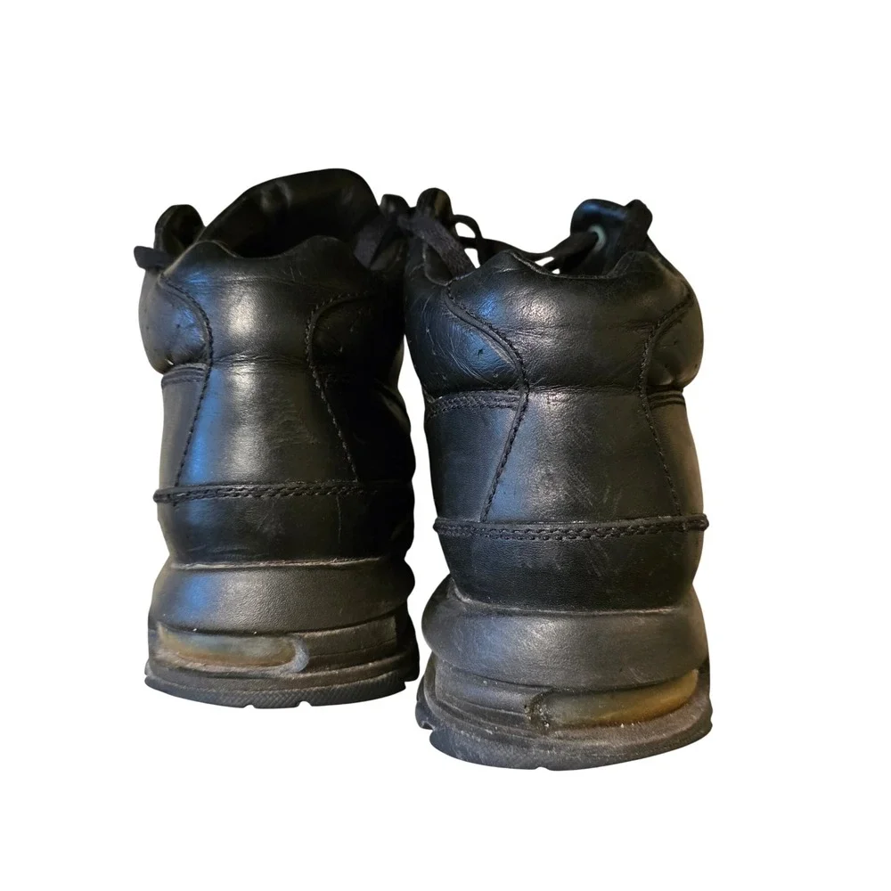 Nike ACG Air Max Goadome‎ Black Leather Hiking Boots 865031-009 Mens Size 9
